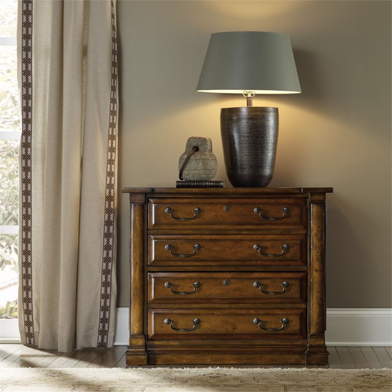 Hooker Furniture Tynecastle 2 Drawer Lateral File in Medium Wood