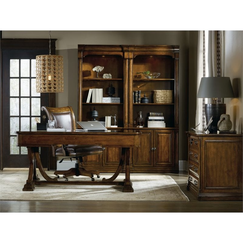Hooker Furniture Tynecastle 2 Drawer Lateral File in Medium Wood