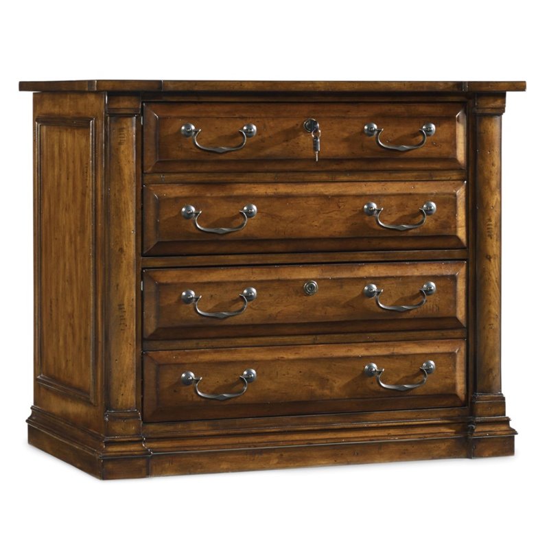Hooker Furniture Tynecastle 2 Drawer Lateral File in Medium Wood