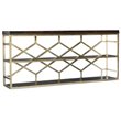Hooker Furniture Melange Giles Console Table in Dark Wood