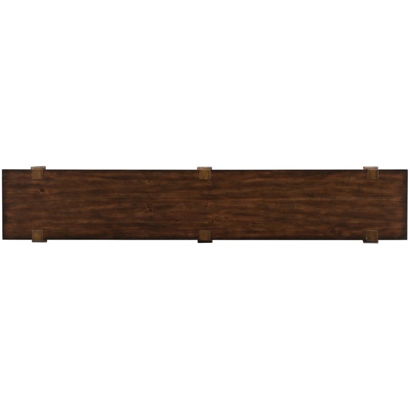 Skinny Console Table in Dark Brown Wood Finish by Hooker Furniture