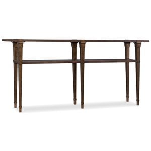 Skinny Console Table in Dark Brown Wood Finish by Hooker Furniture