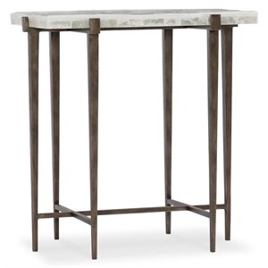 Hooker Furniture Melange Bellis Stone Top Accent Table
