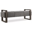 Hooker Furniture Curata Upholstered Bedroom Bench in Graphite