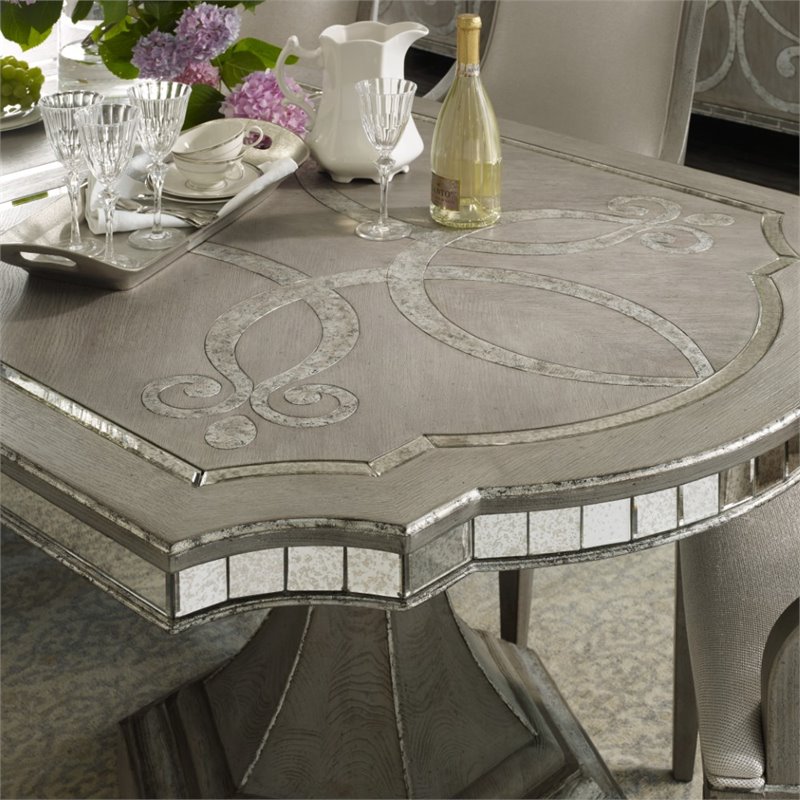 Hooker Furniture Sanctuary Extendable Dining Table in Epoque