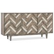 Hooker Furniture Melange Natural Beauty Media Credenza in Medium Wood