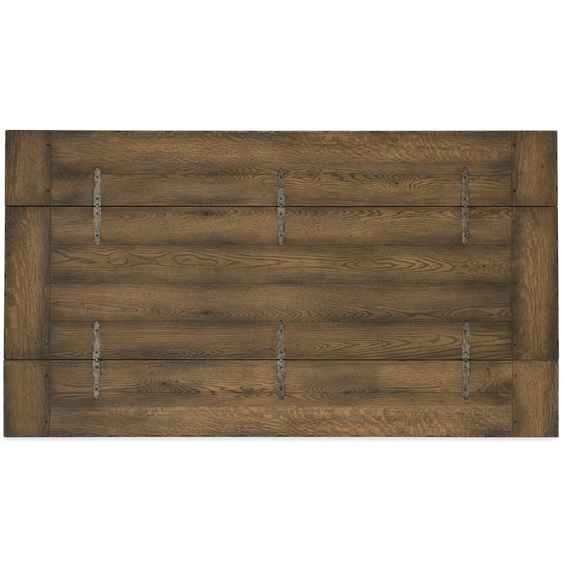 Hill Country Bluewind Flip-Top Console Table in Dark Wood by Hooker Furniture