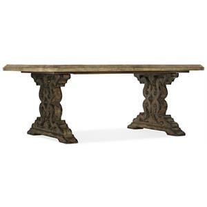 Hooker Furniture Dining Room La Grange Le Vieux 86in Double Pedestal Table