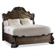 Hooker Furniture Bedroom Rhapsody King Panel Bed in Rustic Walnut