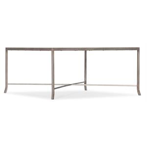 Hooker Furniture Alfresco Lapilli 42&quotW Moroccan Trellis Quatrefoil Coffee Table