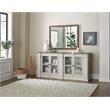 Hooker Furniture Montebello Rectangular Wood Frame Beveled Mirror in Carob Brown
