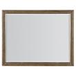 Hooker Furniture Montebello Rectangular Wood Frame Beveled Mirror in Carob Brown