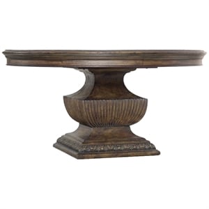 Hooker Furniture Dining Rhapsody 60&quot Round Wooden Pedestal Dining Table