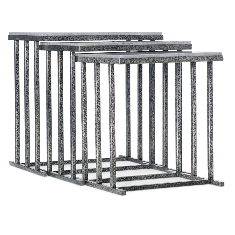 Hooker Furniture Living Room Melange Bianca Nesting Tables