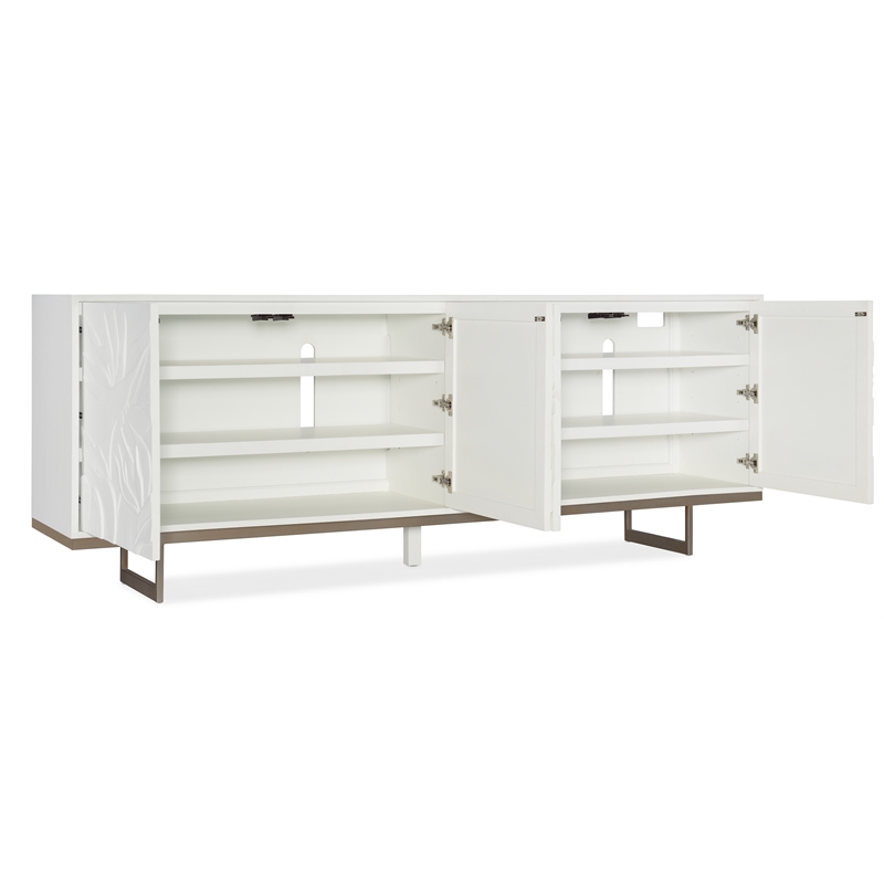 Hooker Furniture Living Room Melange Passerine Four Door Credenza
