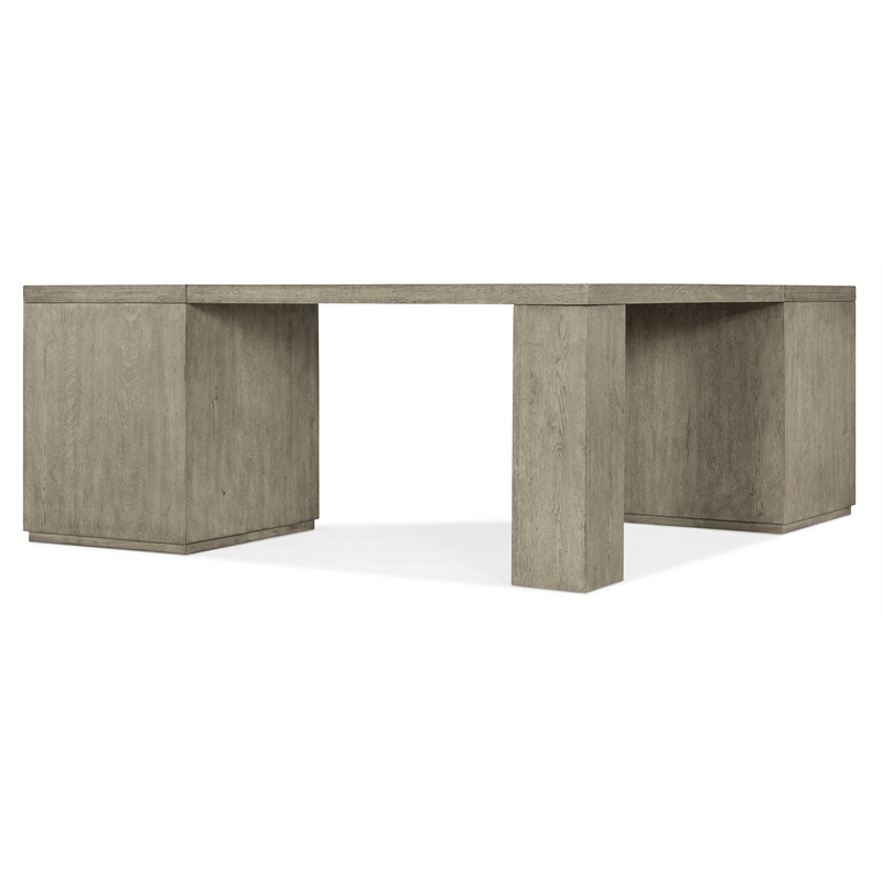 Hooker Furniture Home Office Linville Falls Corner Desk with Two Files