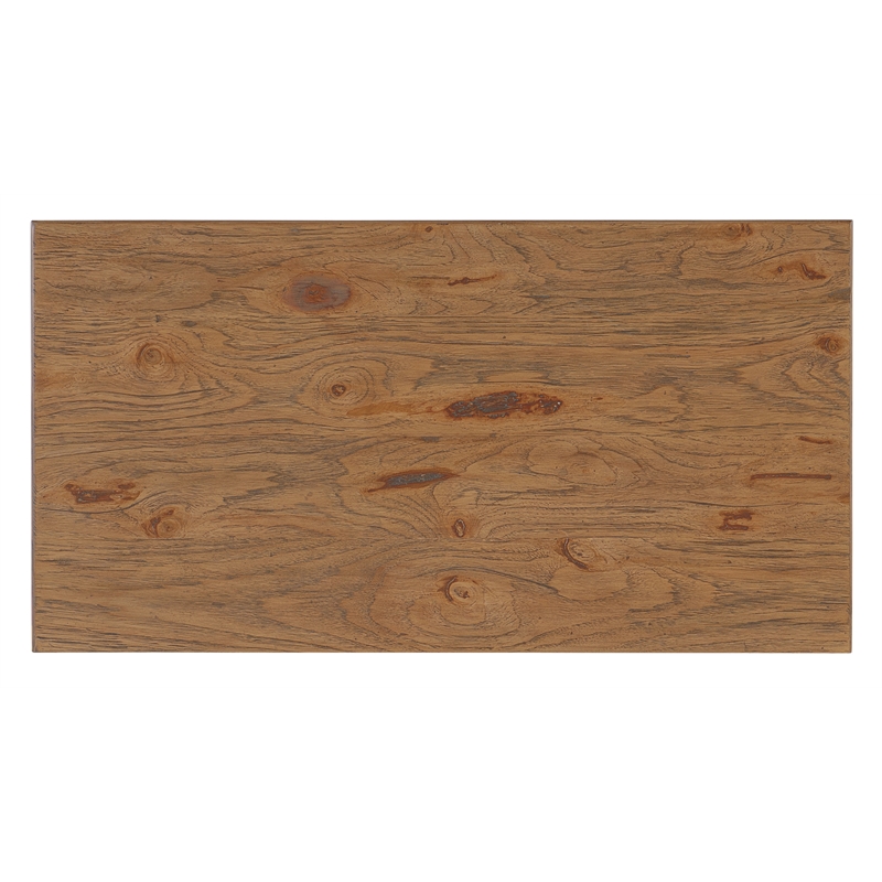 Hooker Furniture Big Sky Veneers and Solid Wood Three Drawer Nightstand in Brown