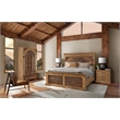Hooker Furniture Big Sky Veneers and Solid Wood Three Drawer Nightstand in Brown