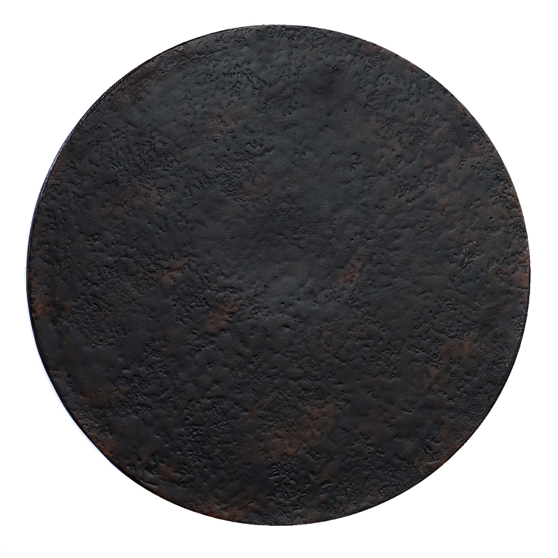 Hooker Furniture Big Sky Resin Urn Spot Table in Black Finish