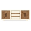 Hooker Furniture Big Sky Wood Tahoe Entertainment Console in White