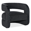 Hooker Furniture Burke Veneers and Fabric Accent Chair in Black