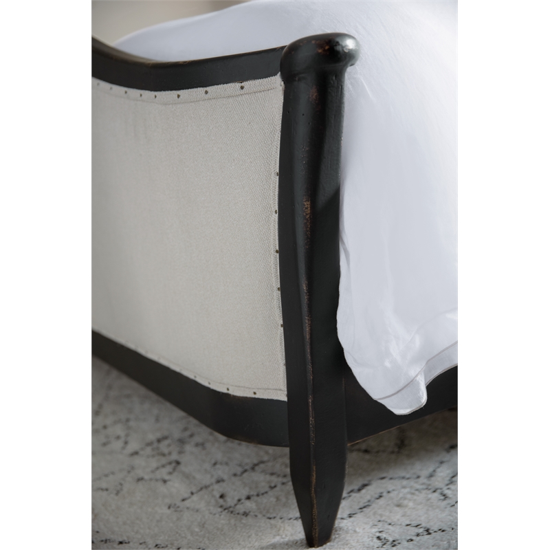 Hooker Furniture Ciao Bella Cal King Upholstered Bed- Black