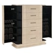 Hooker Furniture Nouveau Chic 5-Drawers Wood Bedroom Chest in Sandstone