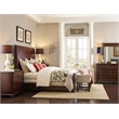 Hooker Furniture Charleston Wood King Sleigh Bed in Brown