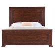 Hooker Furniture Charleston Wood King Sleigh Bed in Brown