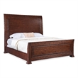 Hooker Furniture Charleston Wood King Sleigh Bed in Brown