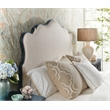 Hooker Furniture Charleston Cal King Fabric Upholstered Bed in Black Cherry