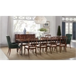 Hooker Furniture Charleston Rectangle Wood Dining Table in Black Cherry
