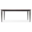 Hooker Furniture Charleston Rectangle Wood Dining Table in Black Cherry