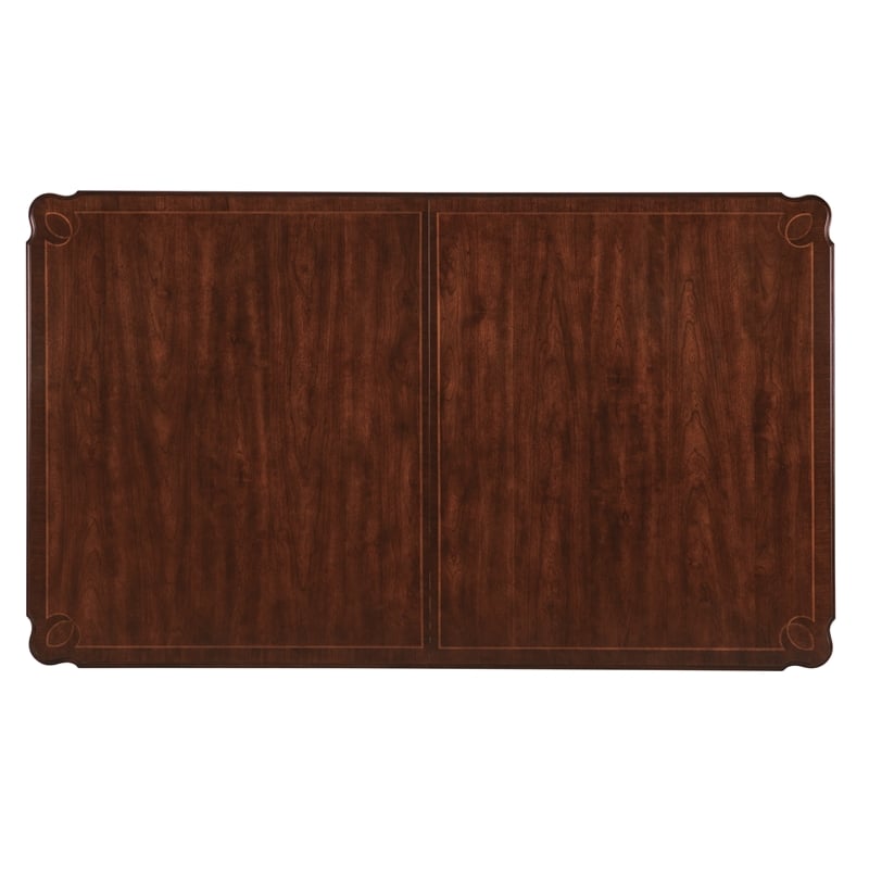 Hooker Furniture Charleston Rectangle Wood Dining Table in Black Cherry