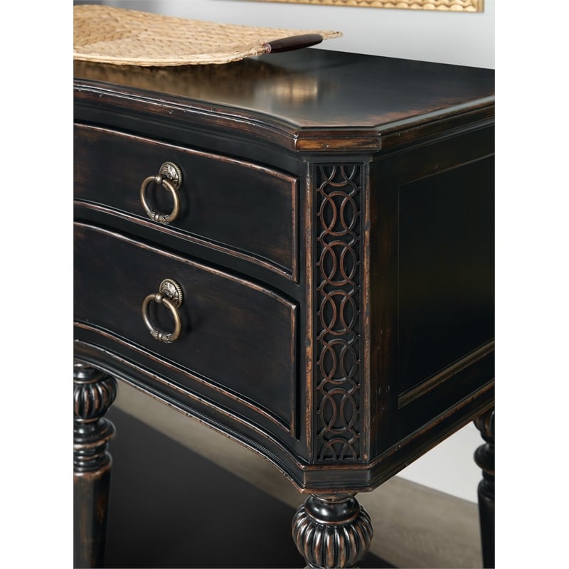Hooker Furniture Charleston 5-Drawer Wood Server in Black Cherry