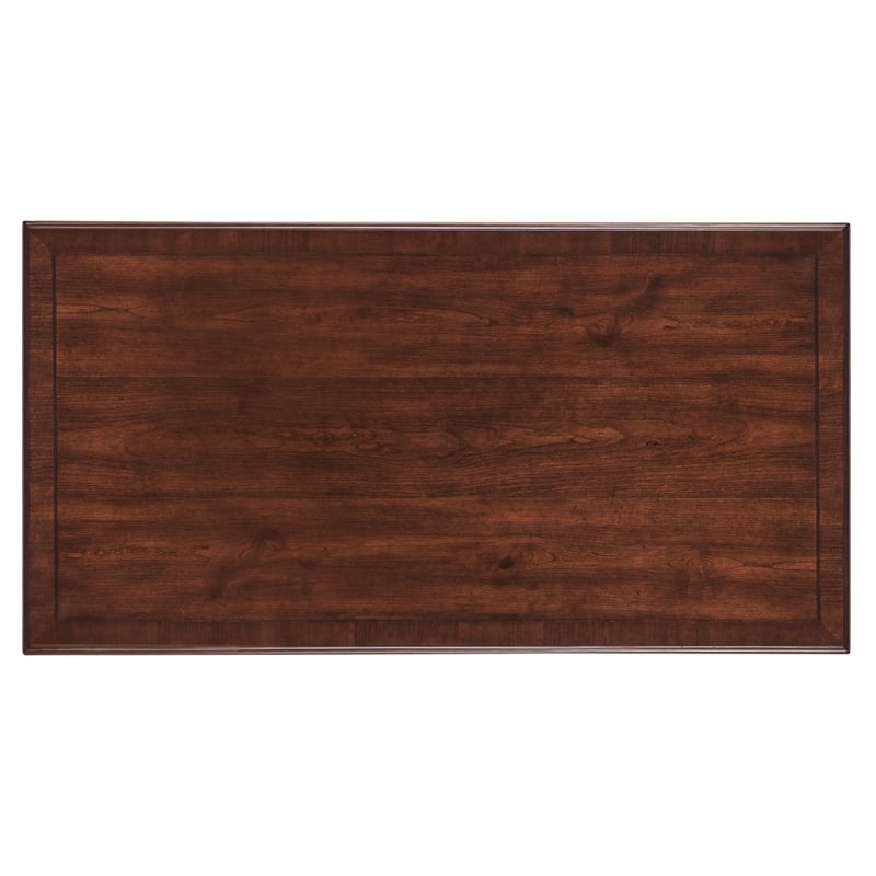 Charleston Wood Rectangle Cocktail Table in Cherry Brown by Hooker Furniture
