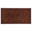 Charleston Wood Rectangle Cocktail Table in Cherry Brown by Hooker Furniture