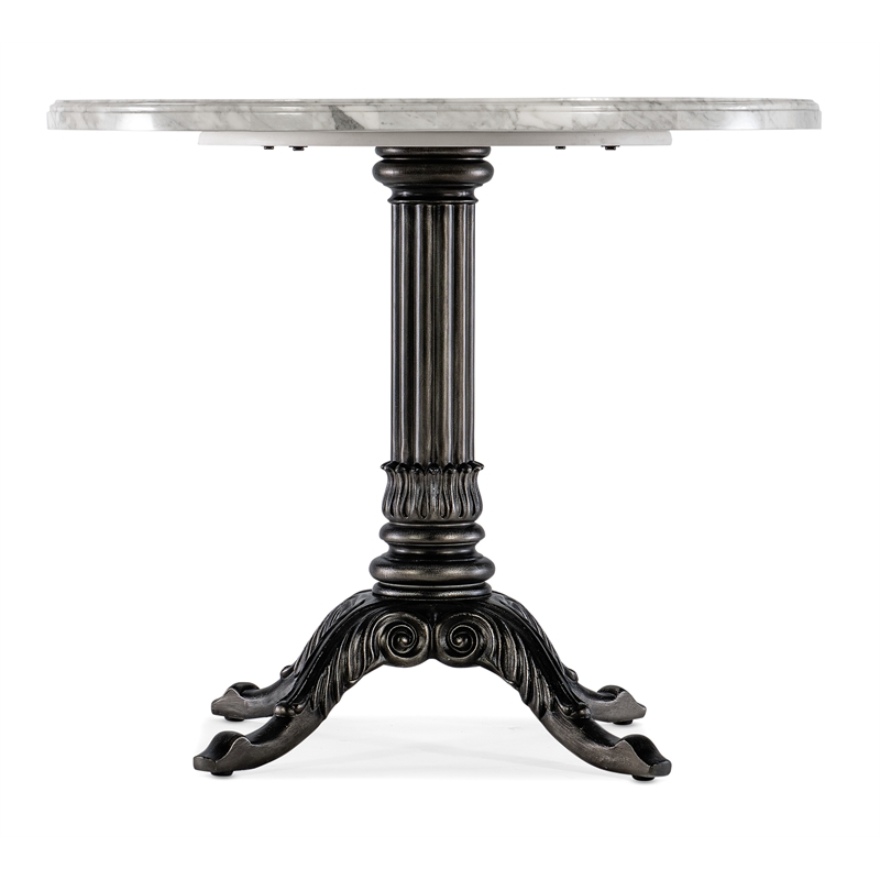 Charleston Stone-Top Bistro Table in Garden Black Finish by Hooker Furniture