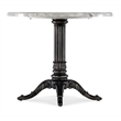 Charleston Stone-Top Bistro Table in Garden Black Finish by Hooker Furniture