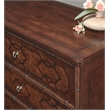 Charleston Three-Drawer Wood Nightstand in Cherry Brown by Hooker Furniture