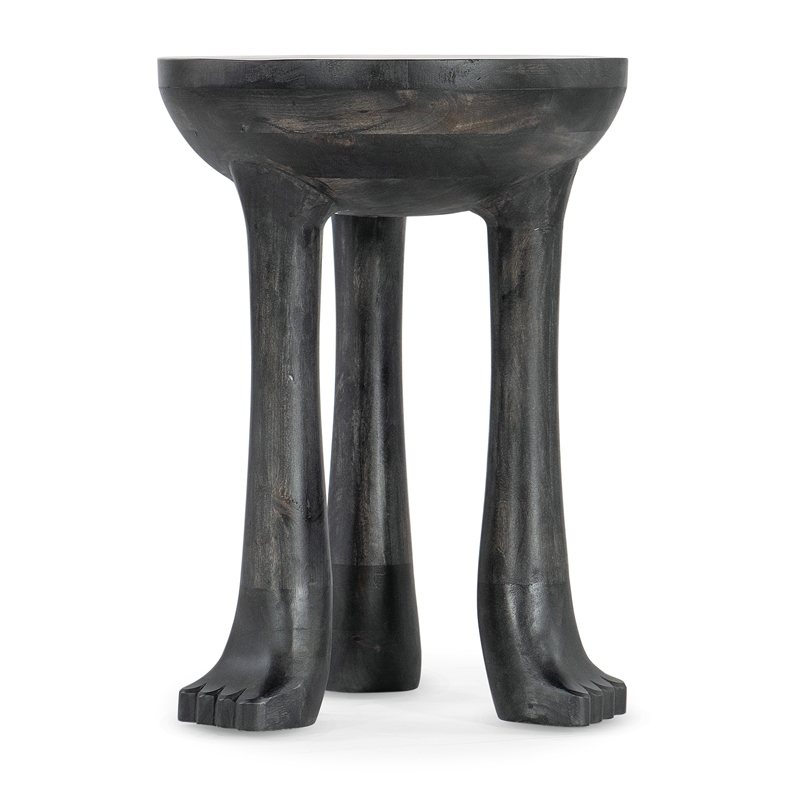 Hooker Furniture Commerce & Market Wood Spot Table in Black Natural