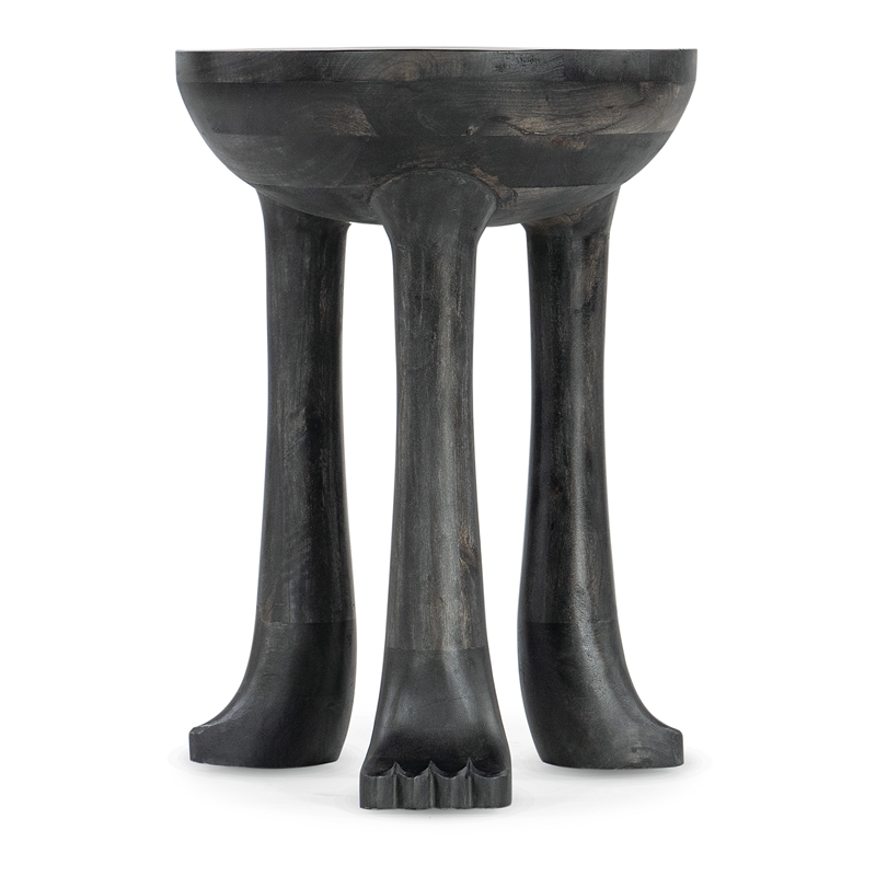 Hooker Furniture Commerce & Market Wood Spot Table in Black Natural