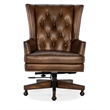 Hooker Furniture Finley Traditional Leather Executive Desk Chair in Brown