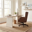 Hooker Furniture Finley Traditional Leather Executive Desk Chair in Brown