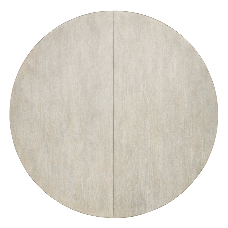 Modern Mood Round Wood Dining Table w/ 18in leaf in Natural by Hooker Furniture