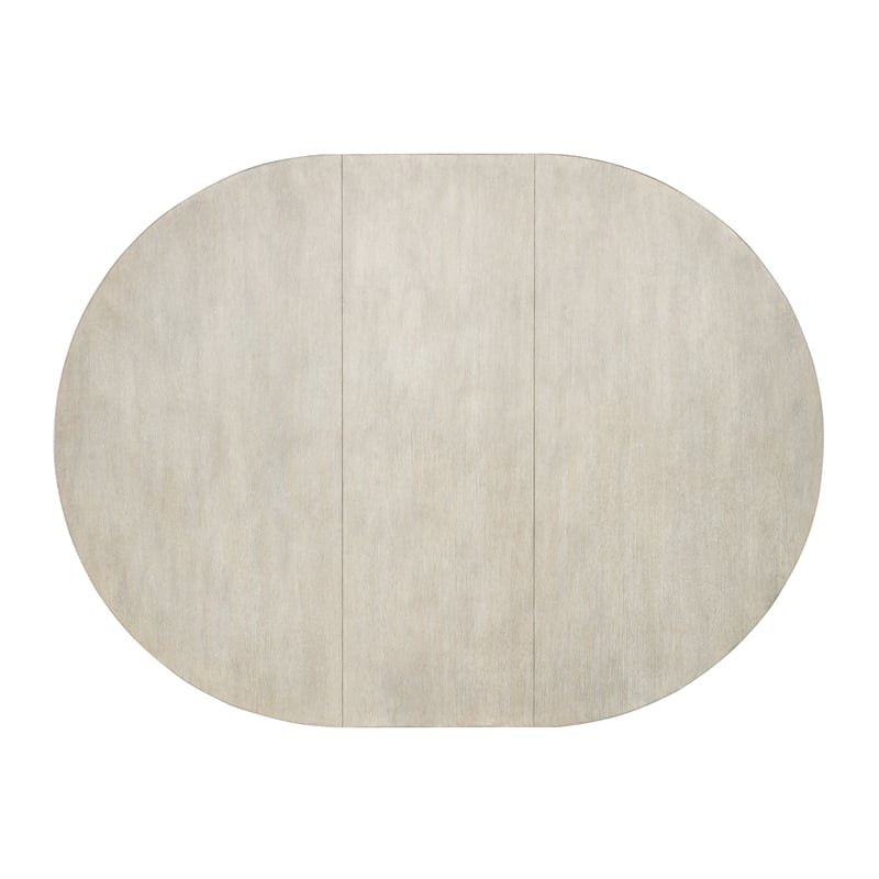 Modern Mood Round Wood Dining Table w/ 18in leaf in Natural by Hooker Furniture