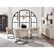 Modern Mood Round Wood Dining Table w/ 18in leaf in Natural by Hooker Furniture