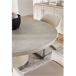 Modern Mood Round Wood Dining Table w/ 18in leaf in Natural by Hooker Furniture