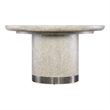 Modern Mood Round Wood Dining Table w/ 18in leaf in Natural by Hooker Furniture
