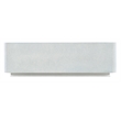 Melange Atlantis Glass Top Cocktail Table in White by Hooker Furniture